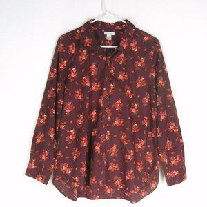GARNET HILL Organic Cotton Button Down Shirt 16